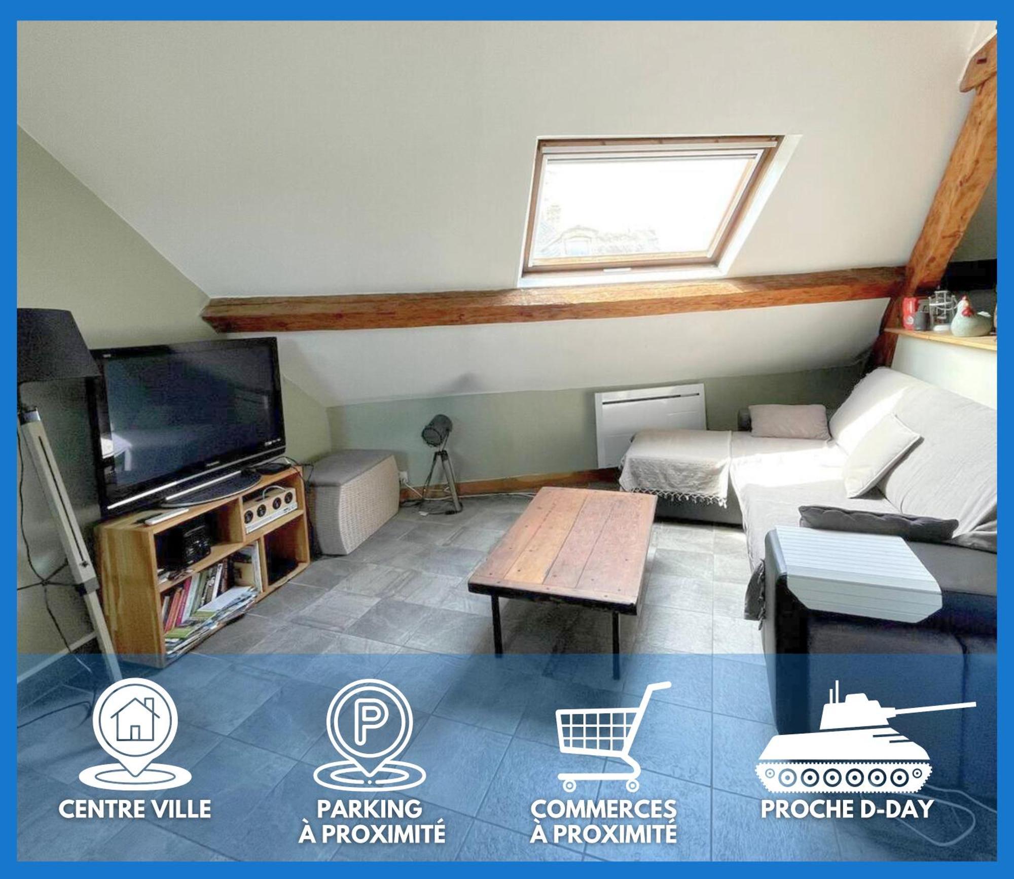 Les Combles De L Aure Grand Studio Cosy Confortable Classe 3 Etoiles Centre Bayeux 2 Mn A Pied Cathedrale Proche Plages Du Debarquement 외부 사진